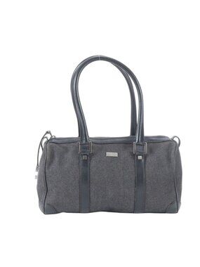 Gucci Leather Handbag Mini Boston Tote Black